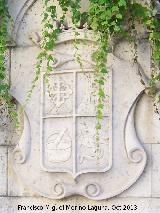 Martos. Escudo de Martos de la Fuente de la Plaza Fuente Nueva