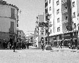 Farola de la Puerta Barrera. Foto antigua