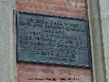 Casa de Don Bonifacio Ordez. Placa