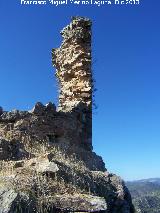 Castillo de Torre Alver. Lienzo en pie de la Torre del Homenaje