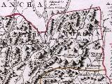 Castillo de Torre Alver. Mapa 1787