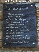 Ermita de la Virgen de la Estrella. Poema