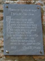 Ermita de la Virgen de la Estrella. Poes�a de Jos� Mar�a Pem�n