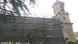 Iglesia de San Juan Bautista. Con andamios