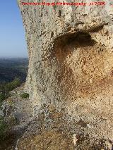 Pinturas rupestres del Poyo de la Mina I. Abrigo