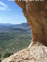 Fortaleza natural de la Pea de los Buitres. Lmite izquierdo