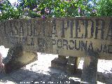 Casa de Piedra. Cartel