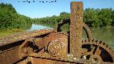 Presa de Casas Nuevas. Maquinaria de compuerta