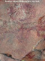 Pinturas rupestres de la Graja de Miranda I. Antropomorfo izquierdo