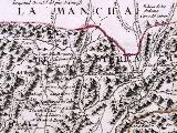 Castillo de Castro Ferral. Mapa 1787