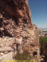 Muralla de Jan. Lienzo Norte XX. Escaleras de acceso al adarve