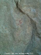 Pinturas rupestres de la Llana III. Figura imprecisa indita