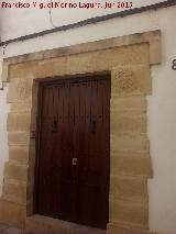 Casa hebrea de la Calle San Juan de la Cruz n 8. Portada