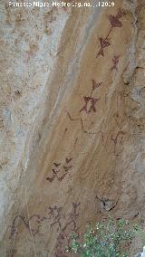 Pinturas rupestres de la Cueva de los Letreros II B. Panel