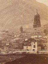 Baslica de San Ildefonso. Torre menor. Foto antigua