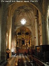 Baslica de San Ildefonso. Retablo de San Benito de Nursia. 