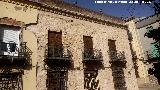 Palacio de los Benavides. Con la inscripcin visible y la piedra vista