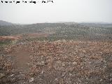 Yacimiento del Castillo Moro. Vistas desde el yacimiento