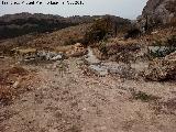 Piedras de molino de las Cuevas de los Majuelos y Aro. En las cercanas de la Cueva de Aro