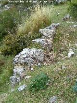 Castillo de Majada Hinojosa. Muralla