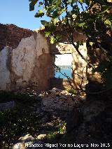 Pozo de la Campana. Ventana de acceso al pozo