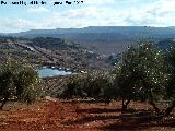 Pantano de Giribaile. Desage y presa