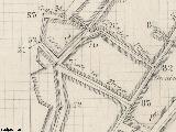 Calle la Tercia. Plano topogrfico de 1894