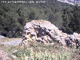 Castillo de Abrehuy. Bastin. Parte interna de la esquina suroeste