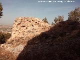 Castillo de Abrehuy. Bastin. Parte interna de la esquina suroeste