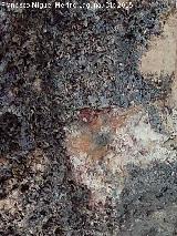Pinturas rupestres de la Cueva de la Graja-Grupo XVIII. Mancha superior izquierda