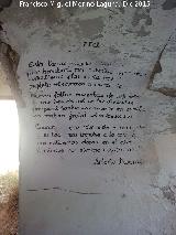 Casas Cueva de El Saln. Escrito