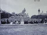 Fuente de Cibeles. 1920 foto de Antonio Linares Arcos