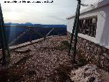 Caseta contra incendios del Yelmo. Terraza de vigilancia