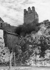 Restos de la Iglesia de Santa Mara. Foto antigua. Restos bajo La Torrecilla