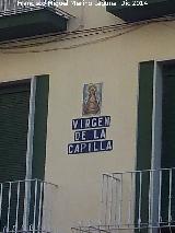 Azulejos de la Virgen de la Capilla. 