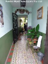 Casa de la Calle Alvar Rodrguez n 8. Pasillo de entrada al patio