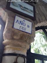 Casa de la Calle Cspedes n 10. Ao 1768