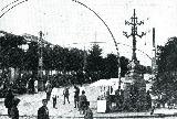 Farolas del Paseo de Linarejos. Foto antigua