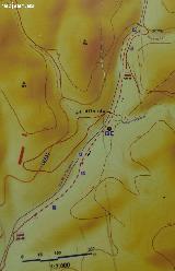 Sendero Ro Campana. Mapa para la observacin de aves