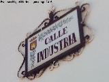 Calle Industria. 