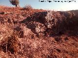 Fortn romano del Este de Cerro Largo. Muralla