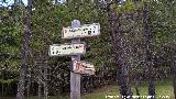 Sendero Fuente de los Cerezos - Casa Forestal La Parra. Carteles