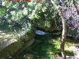 Aguascebas Grande. Presa mas abajo de la Cueva del Peinero