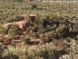 Castillo de Cllar. Promontorio rocoso donde se encuentran los restos del castillo