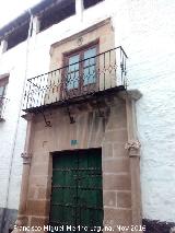 Casa de la Calle Molinos n 3. Portada