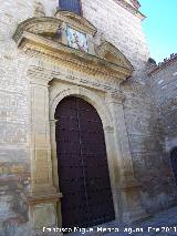 Iglesia del Carmen. Portada