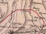 Aldea Belerda. Mapa 1847