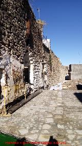 Muralla de Sabiote. Lienzo oeste intramuros recuperado