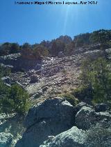 Morra de la Osa. Paredes rocosas de la ladera noroeste