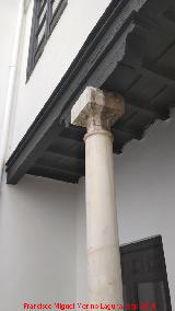 Casa de los Tiros. Columna